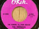 THE TRIUMPHS northern soul 45   I'm Coming To Your Rescue/Owes Me A Lovin  Okeh