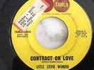 LITTLE STEVIE WONDER-CONTRACT ON LOVE-TAMLA 54074. VG+