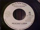 Michael & Raymond -Promo- Man Without A Woman - EX/NM Vinyl & EX Audio-RCA 9244