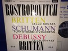 SXL 2298 WBg ED1 *ROSTROPOVITCH* BRITTEN /SCHUMANN /DEBUSSY CELLO SONATAS* NM