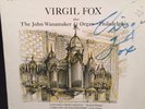 SIGNED AUTOGRAPHED Virgil Fox plays Wanamaker Organ LP NM 35mm 1964 Classical
