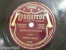CURTIS JONES:  Reefer Hound Blues (Rare Pre-War Blues 78 RPM) Conqueror 1938