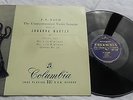 Columbia 33CX 1286  Johanna Martzy J.S. Bach Violin Sonatas Vol.1 SUPERB N MINT