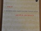 Arthur Grumiaux - Bach Six Sonatas and Partitas for Violin Solo, Japan 3LP MINT