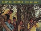Beach Boys/Help Me Rhonda b/w Kiss Me Baby/7-inch single 45rpm SLEEVE ONLY/vg++
