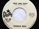 HEAR Charlie Rich 45 Nice & Easy/Turn Around HIGH GRADE northern soul promo R&B