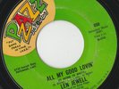 RARE ORIG NORTHERN SOUL X-OVER 45 - LEN JEWELL - ALL MY GOOD LOVIN' - PZAZZ