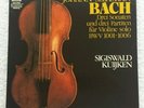 BACH 3 SONATAS & PARTITAS SIGISWALD KUIJKEN 3LP HARMONIA MUNDI STEREO BOX NM