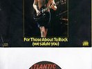 AC/DC  For Those About To Rock / T.N.T. live  rare 45 with PicSleeve from 1982