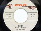 THE MIRACLES-MONEY /I CRY ON END NORTHERN DOO WOP 45
