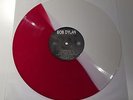 RARE/UNPLAYED MINT Bob Dylan PROMO Split-Color Red & White Vinyl Pressing