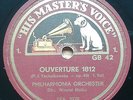 A25 HMV GB 42 - 43 TCHAIKOVSKY OVERTURE 1812 MALKO 2 x 78 RPM