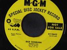RONNIE ISLE: Bad Sunburn / Wicked 45 (dj, instro, faint label staining, ink ret