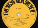 Eddie Fontaine East of the Mississippi OZ 78 RPM Rockabilly
