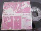 JOHNNY HALLYDAY Poême Sur La 7e (Septieme)/Essayez RARE 7''/45 PHILIPS PORTUGAL