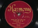 78 RPM -- Broadway Bell-Hops (Bix Beiderbecke), Harmony 504, E-  Jazz