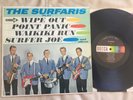 THE SURFARIS PLAY WIPE OUT SURFER JOE POINT PANIC W/INNER MONO DECCA DL-4470 LP