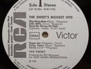 THE SWEET 'Biggest Hits' 1972 German white-label PROMOTIONAL vinyl LP