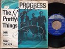 PRETTY THINGS – 7’’ SIGNED by MAY & TAYLOR- Progress/Buzz The Jerk RAR UK FONTAN