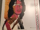 Andy Warhol Cover LP Limited Numbered 331/350 Rolling Stones Emotional Tattoo