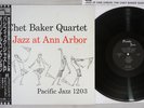 CHET BAKER QUARTET JAZZ AT ANN ARBOR PACIFIC JAZZ PJ-1203 Japan OBI LP