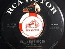 * LOS MOONLIGHTS El Mentiroso/Al Final  LATIN SOUL GARAGE rca 45 HEAR