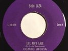 * COMBO UTOPIA Life Ain't Easy RARE LATIN PSYCH FUNK SOUL Sello Laza 45 HEAR