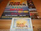IRON MAIDEN -KISS - GUNS'N'ROSES PROGRAMME AND TICKET DONINGTON PARK 1988