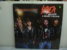 SLAYER-DEATH & NIGHT & BLOOD. HOLLAND 1989-2LP GREEN VINYL-NEW.SEALED.