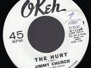 JIMMY CHURCH The Hurt PROMO 45 Okeh NORTHERN SOUL