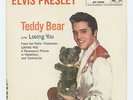 Elvis Presley 1957 RCA 45rpm & Picture Sleeve Teddy Bear b/w Loving You  nICe