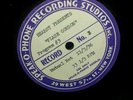 1936 Speak-O-Phone ACETATE LACQUER 