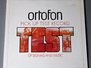 Ortofon Pick UP Test Record...absolut rar...near mint
