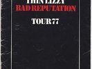 THIN LIZZY BAD REPUTATION 1977 TOUR PROGRAMME FULLY SIGNED