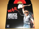 BRUCE SPRINGSTEEN & THE E-STREET BAND - RARE 45 ** WAR ** With Diff.Fan Sleeve