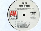 Free - Tons of Sobs WHITE LABEL PROMO LP (A&M SP-4198)