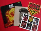KISS THE ORIGINALS 1976 2nd PRESSING 3-LP COMPLETE: STICKER BOOK CARDS INNERS