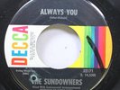 Hear Psych Pop 45 The Sundowners - Always You / Dear Undecided On Decca