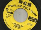 NORTHERN SOUL  -- DAN PENN-  I NEED SOME ONE  -HEAR -1966 PROMO  MGM