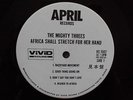 MIGHTY THREE'S/AFRICA SHALL STRETCH FOR HER HAND/JAPAN APRIL LP