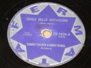 CHUBBY CHECKER  BOBBY RYDELL 1962 Jingle Bells Imitations 78 RPM 10” RARE BRAZIL