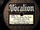 BLUES/JAZZ 78- EDDIE EDINBORO & HIS WASHBOARD BAND VOCALION 1701 GREAT
