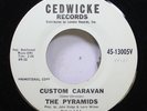 Hear Surf Garage Promo 45 The Pyramids - Custom Caravan / Midnight Run On Cedwi