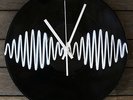 ARCTIC MONKEYS LOGO White Clock, Painted records vinyls, Handmade stencil work