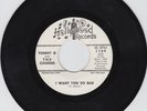 Tommy G and the Charms 45 I Know What I Want HOLLYWOOD promo funky soul R&B