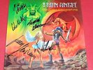 Iron Angel -- Hellish crossfire  -- LP / Metal //  Mit Autogrammen