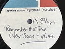 MICHAEL JACKSON Remember The Time (Rare original 1992 UK 2-track Acetate)
