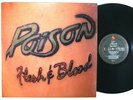 POISON Flesh & Blood LP on Capitol/Enigma VG++