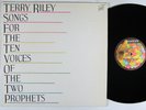 TERRY RILEY Songs For The Ten Voices Of The Two Prophets LP on Kuckuck VG++