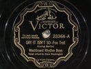 78 RPM -- Washboard Rhythm Kings, Victor 23364, EE+  Jazz